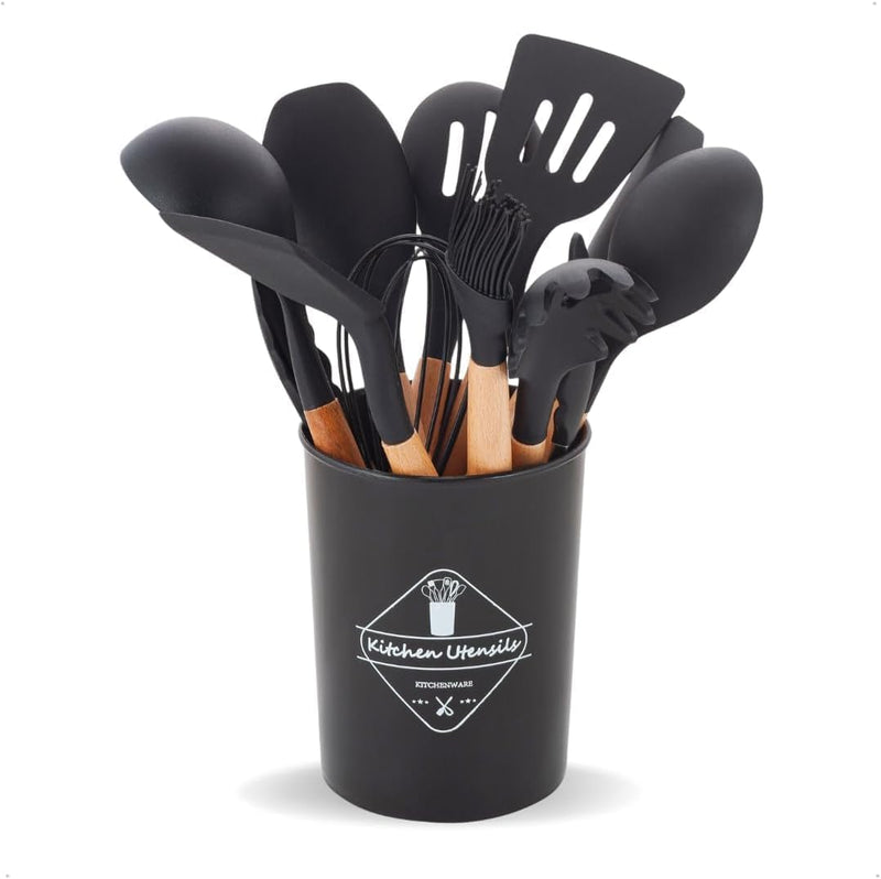 Kit Utensílios De Silicone Para Cozinha 12 Peças