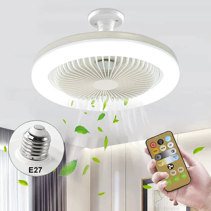 Lâmpada com Ventilador | Luminária LED com Controle