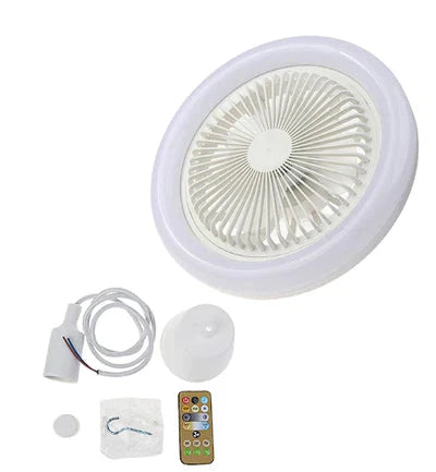 Lâmpada com Ventilador | Luminária LED com Controle