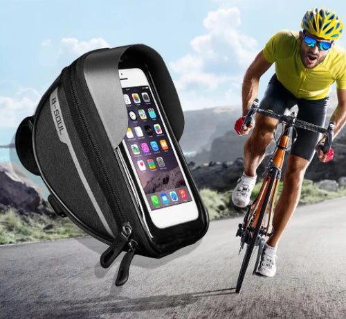 Bolsa Para Bike Com Suporte de Celular 2 em 1 - BikeBag