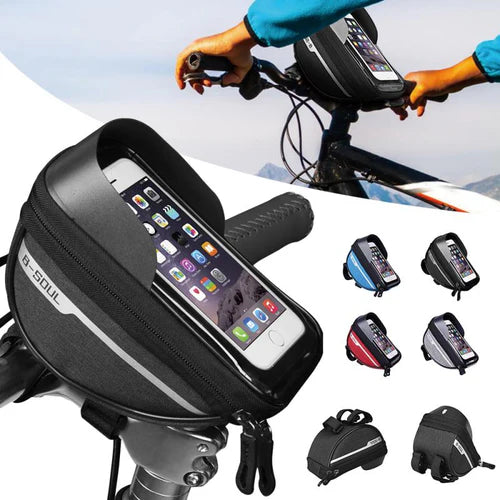 Bolsa Para Bike Com Suporte de Celular 2 em 1 - BikeBag