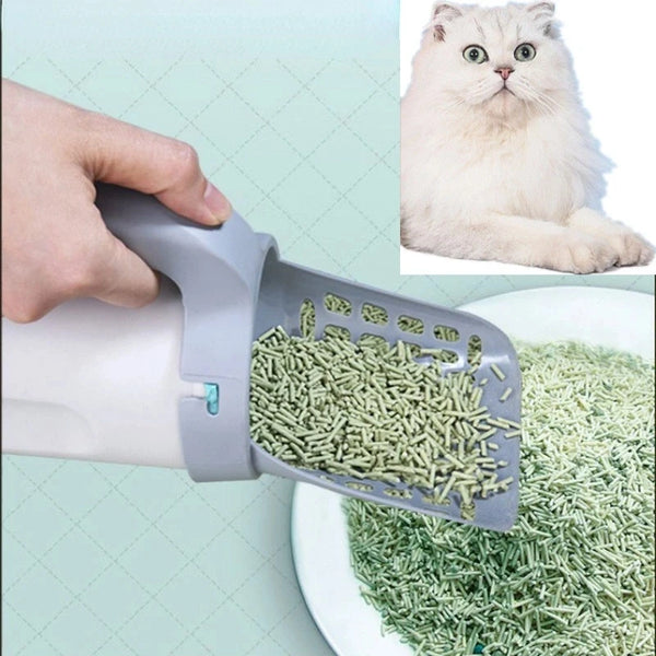 Pá Higiênica para Gatos com Dispenser Embutido