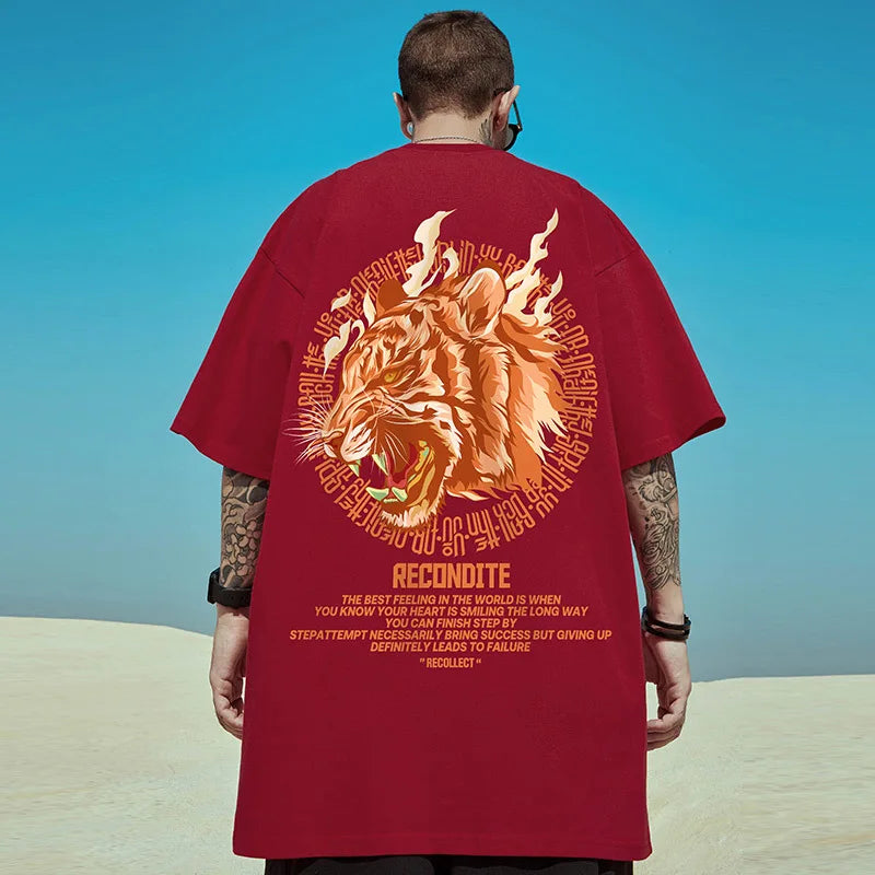 Camiseta Tiger Print Masculina