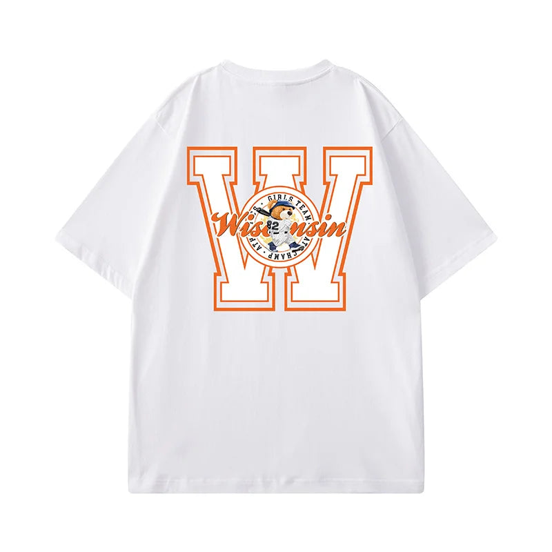 Camiseta Baseball Wisconsin Bear