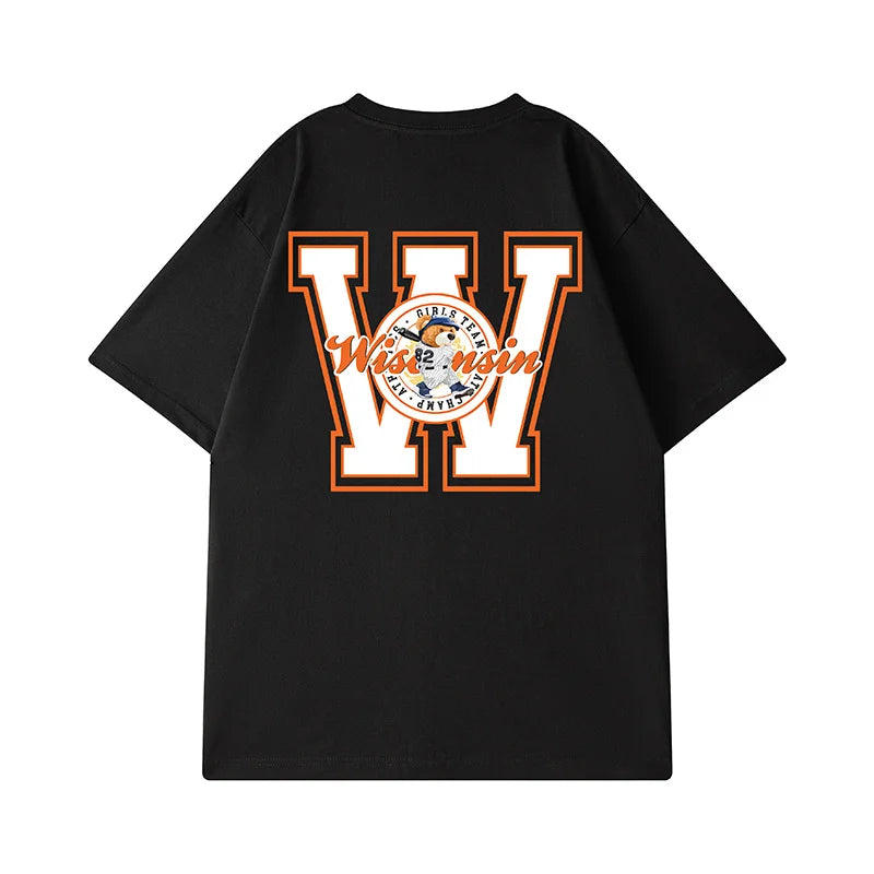 Camiseta Baseball Wisconsin Bear